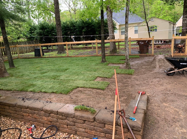 Lawn Transformation — Lake Monticello